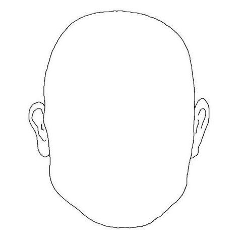 Контур лица для рисования