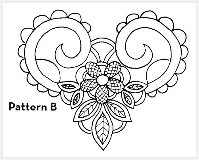 Джутовая филигрань схемы узоров салфетницы