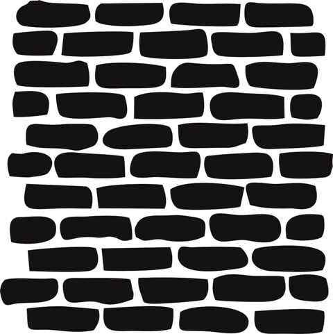 Трафарет кирпич