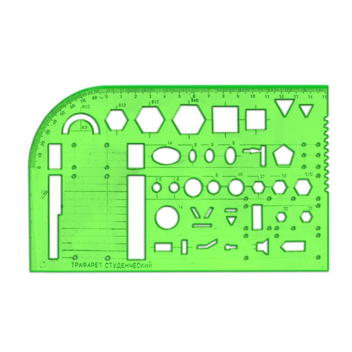 СТАММ линейка трафарет