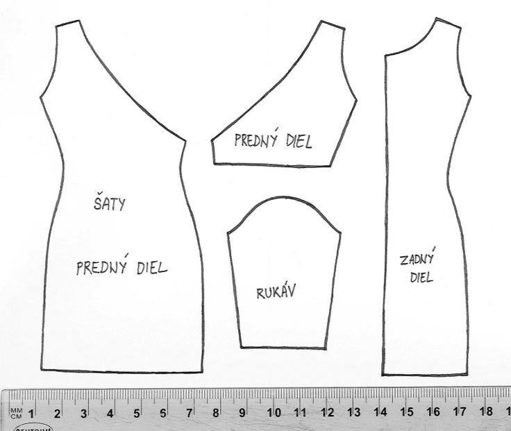 Платье футляр для Барби выкройка