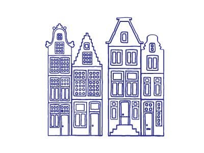 Скандинавские домики трафареты