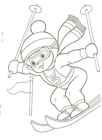 Раскраска спорт для детей