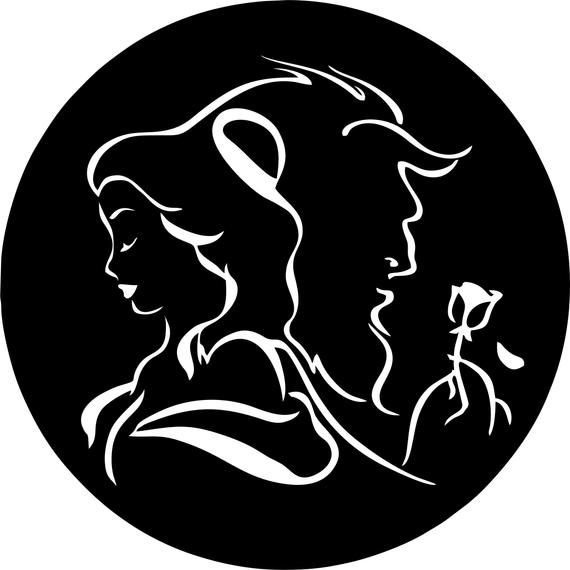 Вытынанки красавица и чудовище