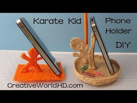 Подставка для телефона из три де ручки