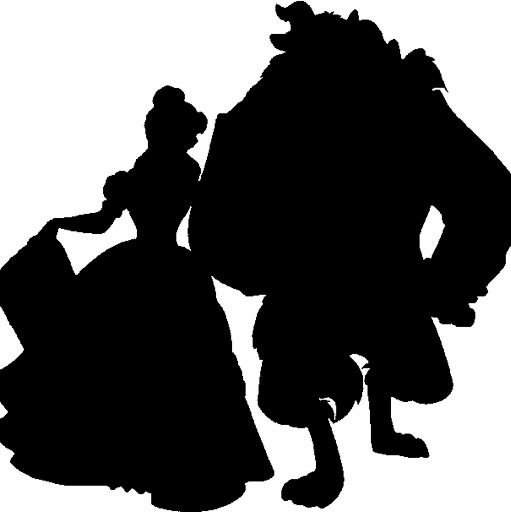 Силуэты персонажей мультфильмов