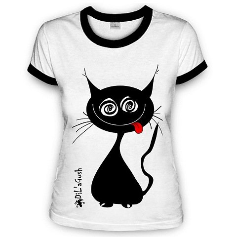 Прикольный принт на футболку