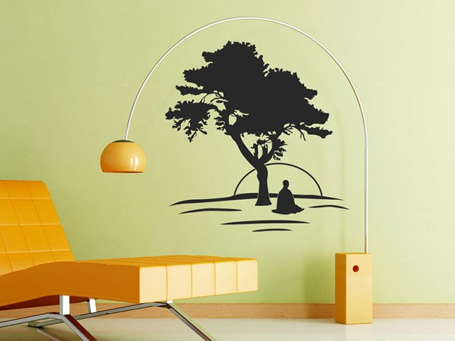 Наклейки на стену природа