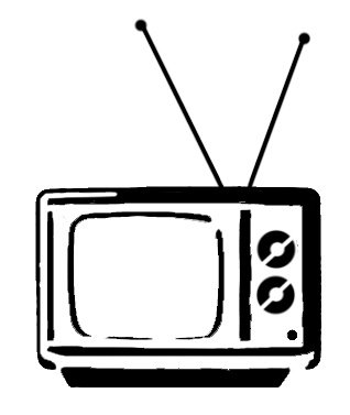Трафарет для рисования телевизор