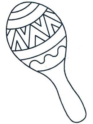 Погремушка раскраска для детей