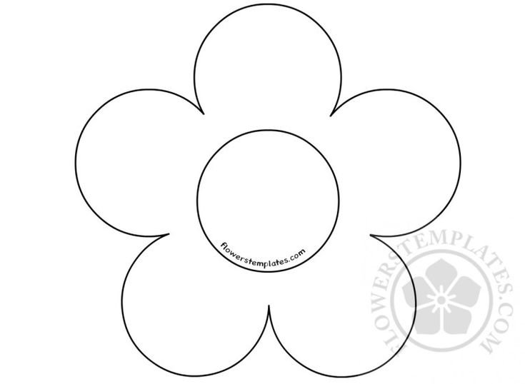Цветы шаблон для аппликации