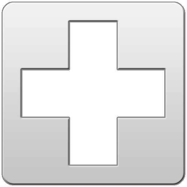 Медицинский крест трафарет