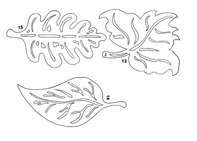 Осенние украшения для вырезания