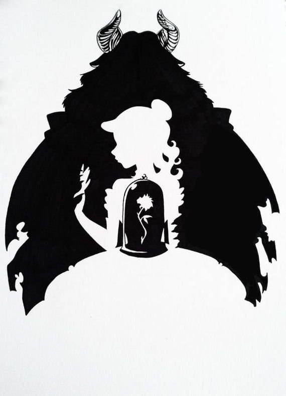 Силуэт монстра