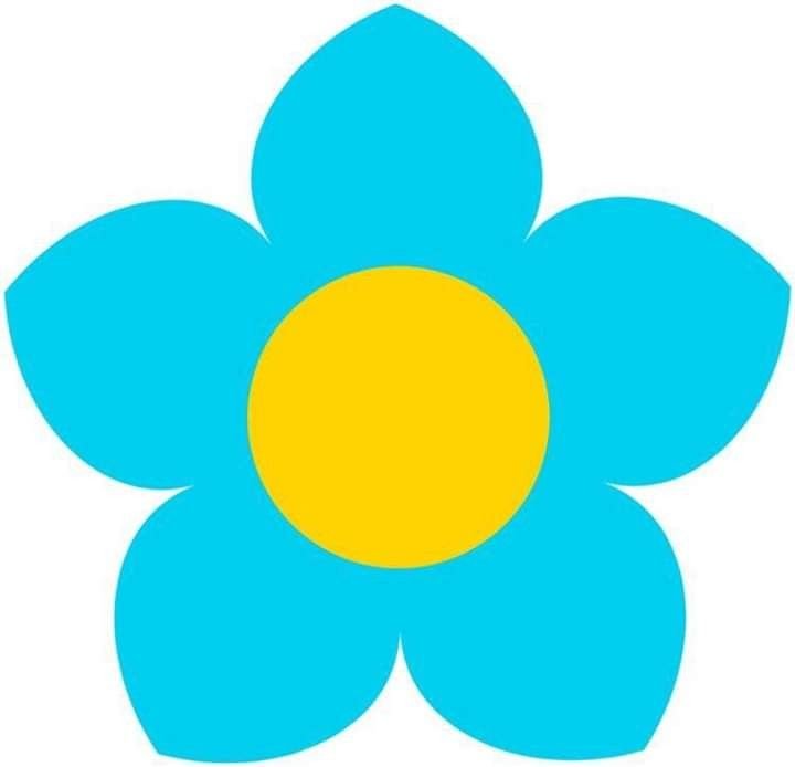 Цветы мультяшные