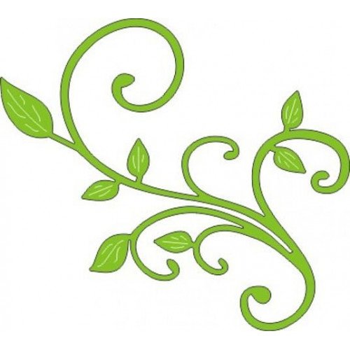 Завитушки с листочками