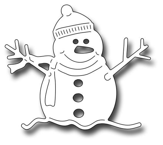 Снеговики для украшения окон