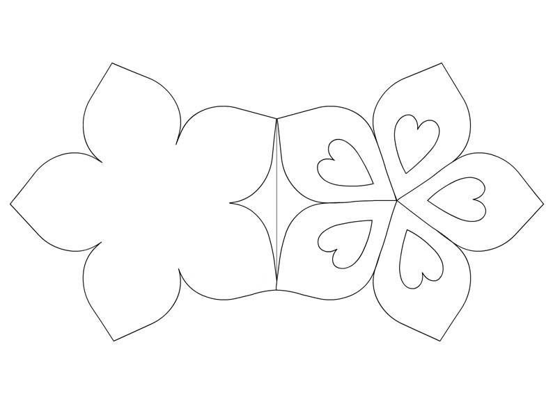 Трафарет "цветы"