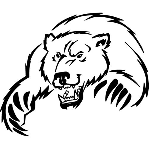 Рисунки для выжигания медведь