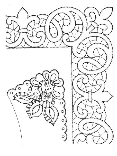 Вышивка Ришелье схемы для начинающих