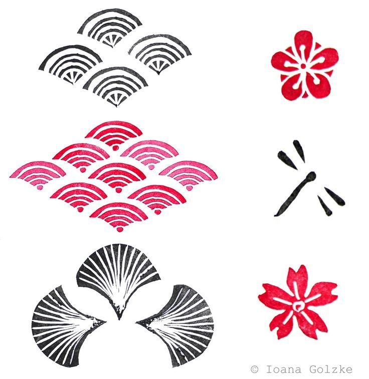 Японские орнаменты и узоры