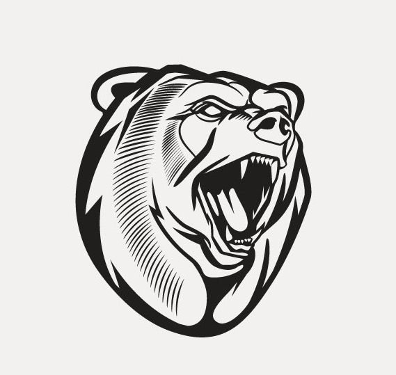 Медведь эскиз