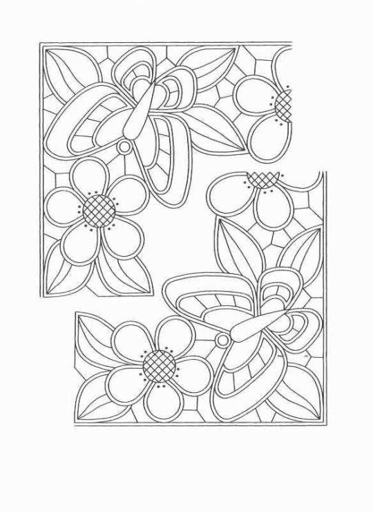 Узоры для вышивки Ришелье