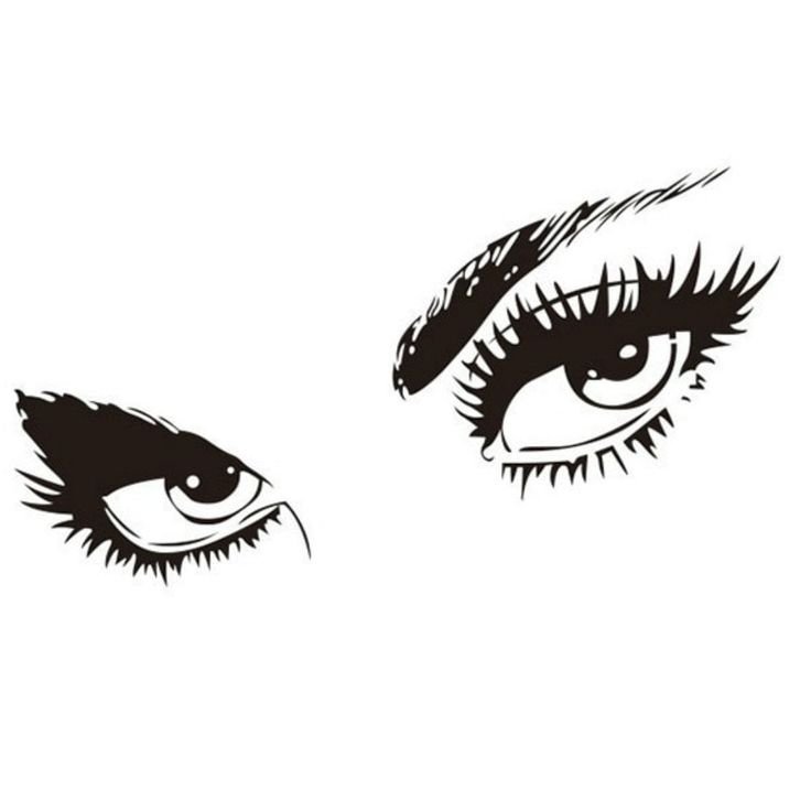 Ресницы эскиз