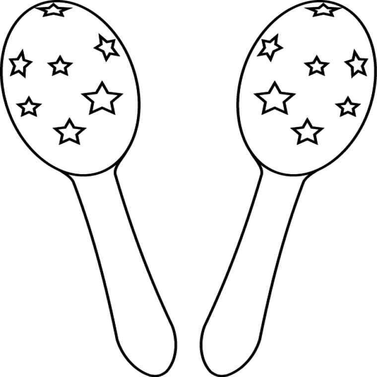 Ложка раскраска