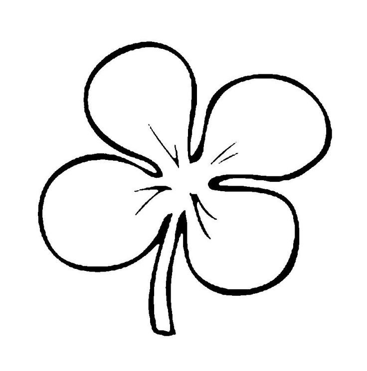 Четырехлистный Клевер контур