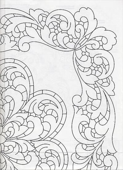 Старинные схемы Ришелье узоры