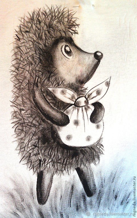 Ежик рисунок