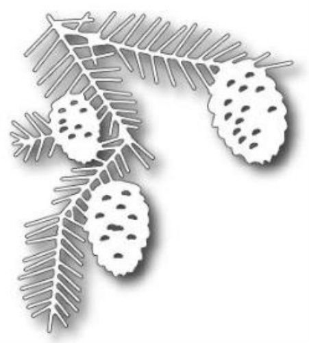 Вытынанки еловые веточки