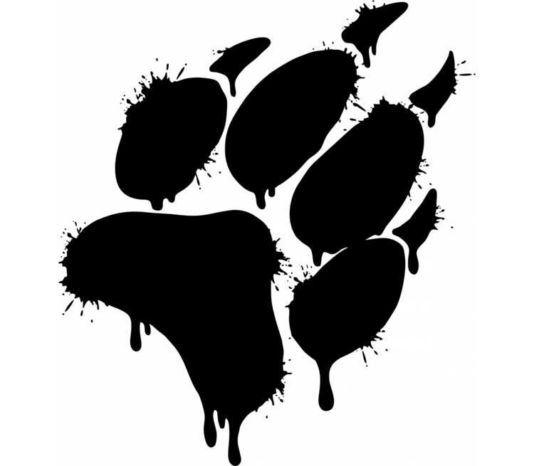 Отпечаток лапы волка