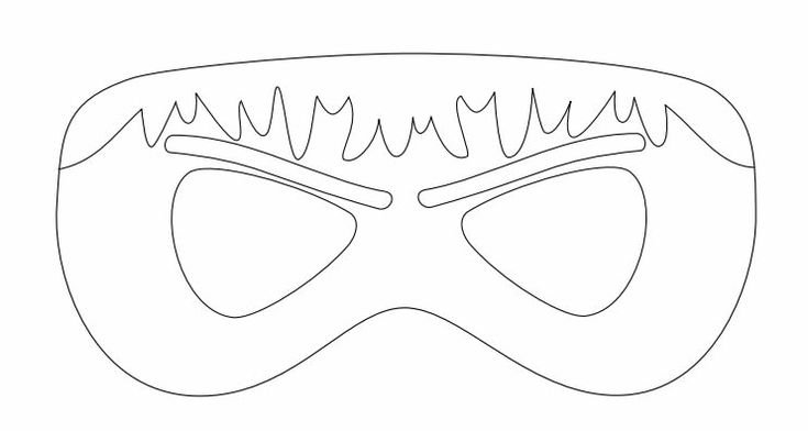 Карнавальные маски шаблоны для печати