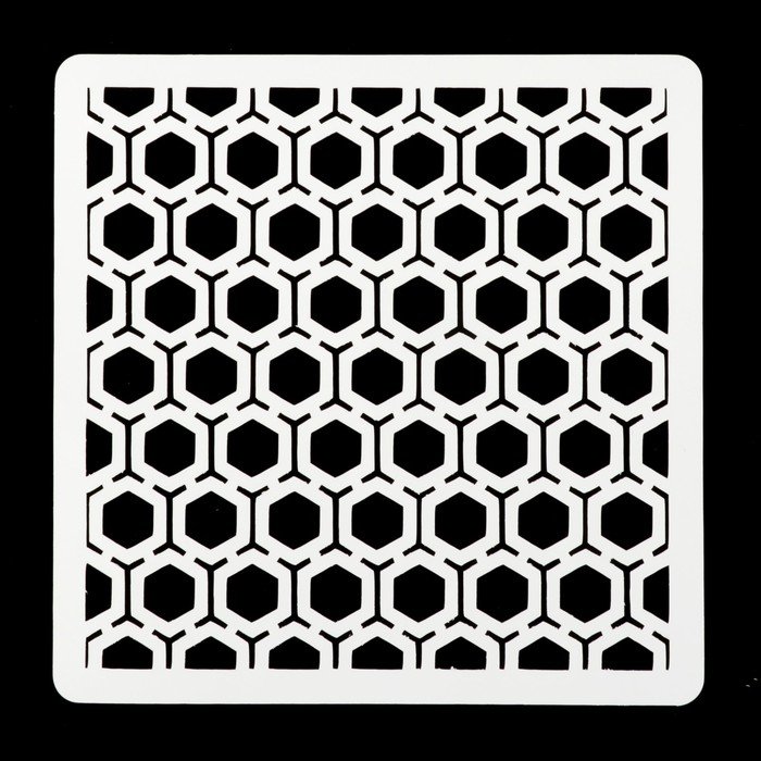 Трафарет соты пчелиные для торта