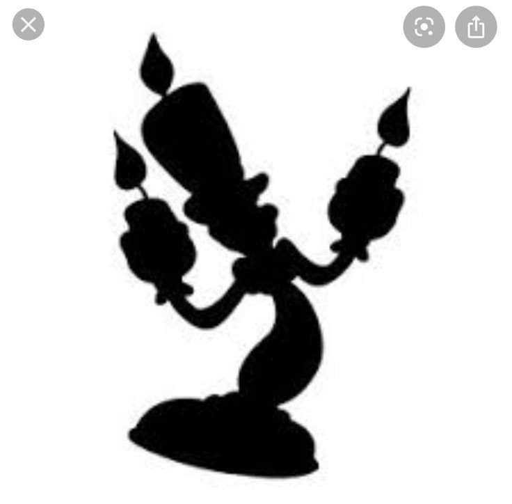 Силуэт персонажа из мультика