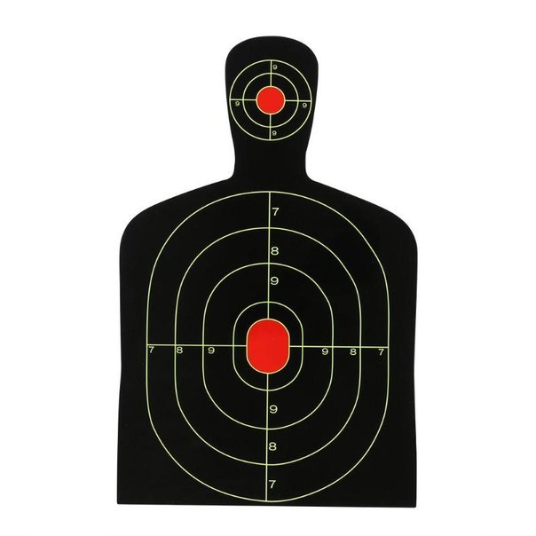 Мишень для стрельбы из воздушки 10 метров а4