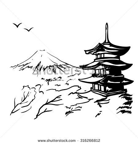 Японский пейзаж