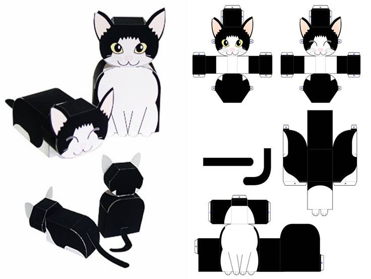 Котик из бумаги