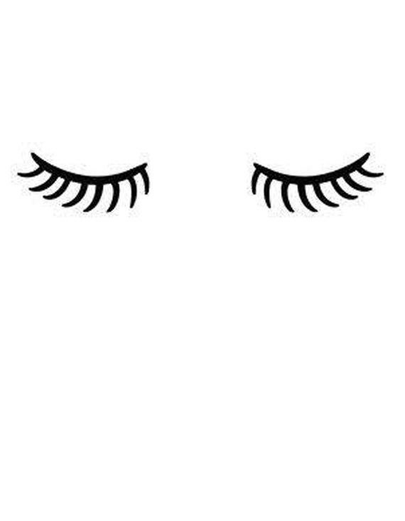 Ресницы силуэт