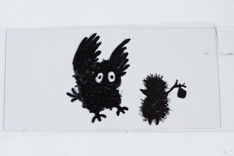 Ежик для теневого театра