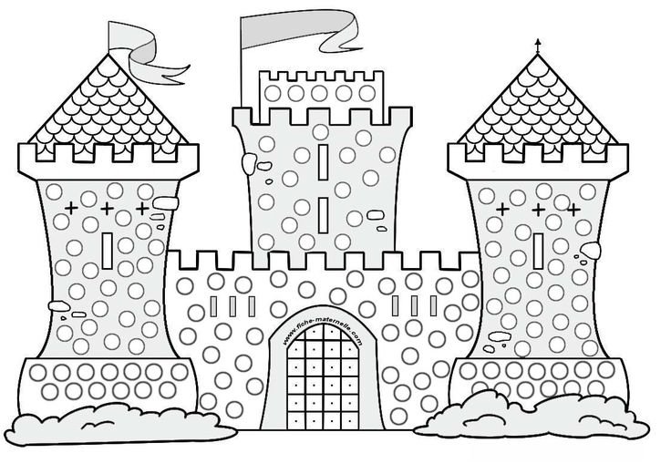 Замок рисунок