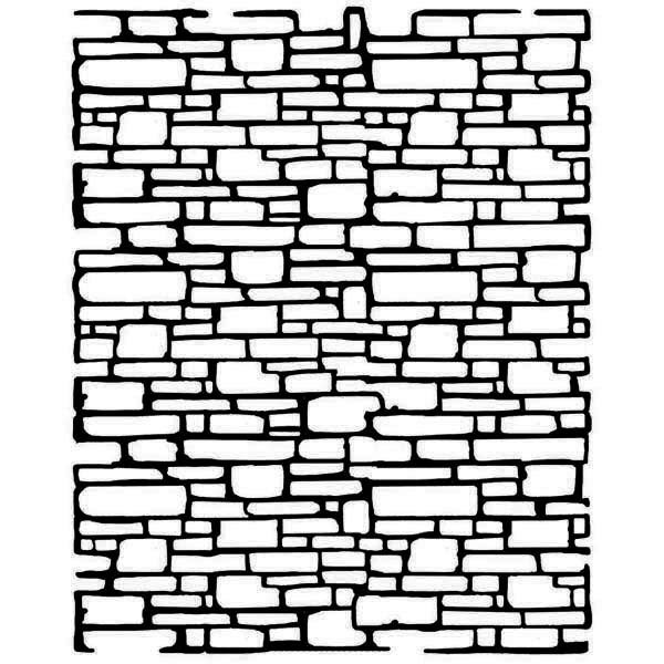 Трафарет каменной кладки