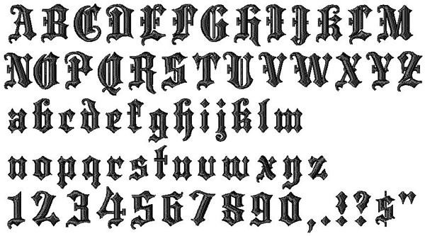 Готический шрифт