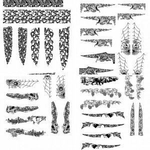 Узоры для травления на ножах