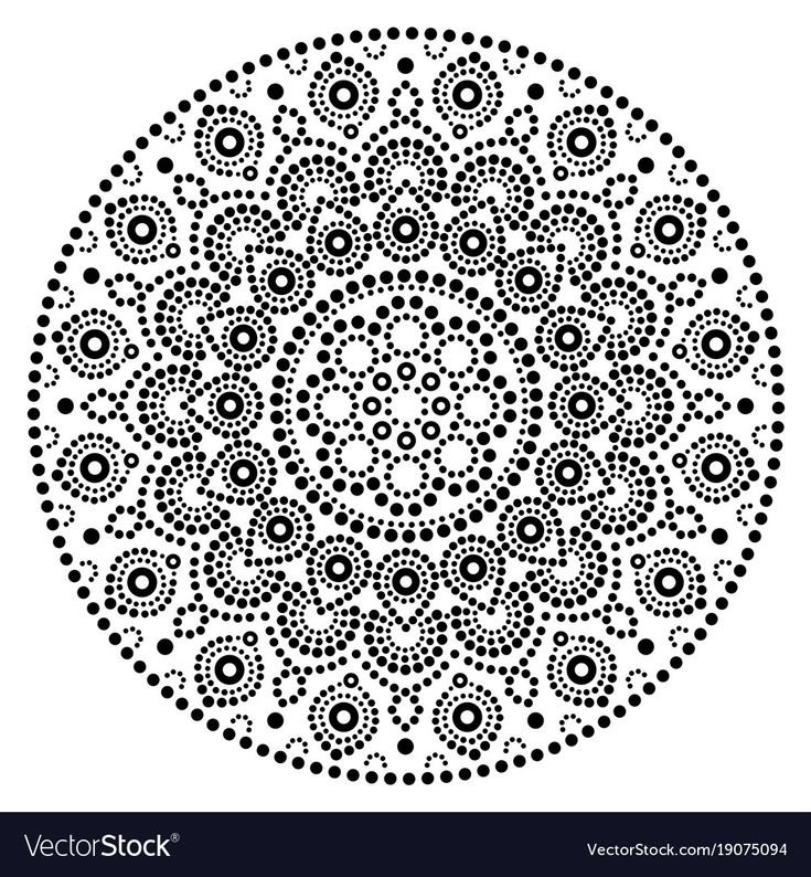 Точечная роспись трафареты