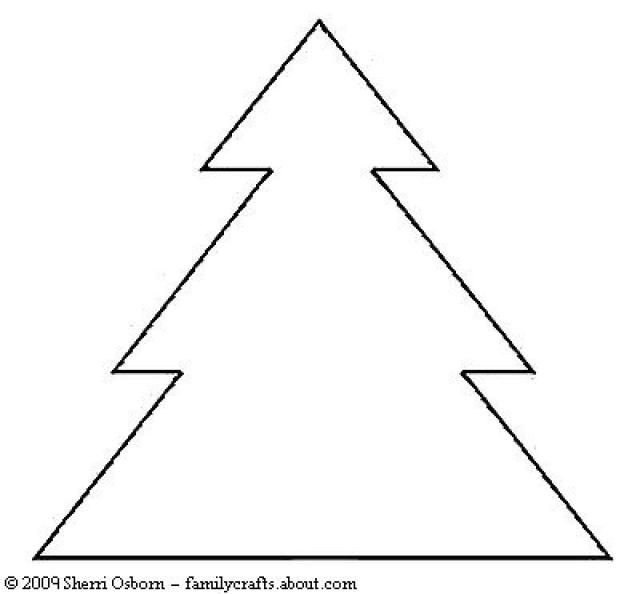 Шаблон елки