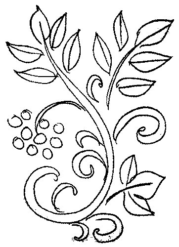 Орнаменты растительные для рисования