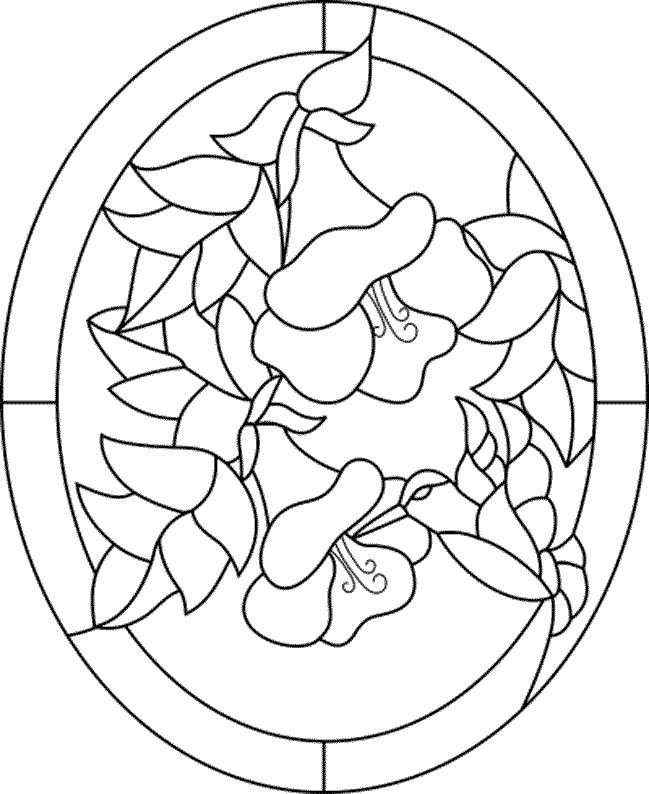 Витраж рисунок